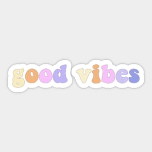 good vibes Sticker